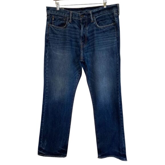 Abercrombie & Fitch Horton Classic Straight Button Fly Jeans 36x32 (Fit 38x32) - Picture 1 of 13